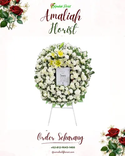 Krans Bunga Duka Cita di Bandengan